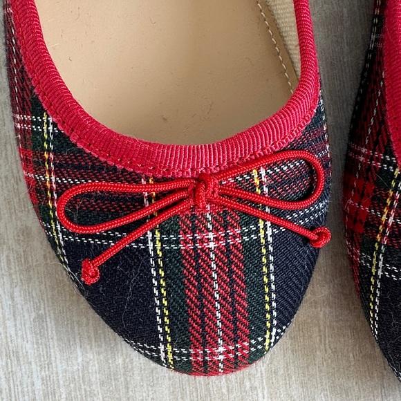 Crewcuts Girl’s Tartan Plaid Ballet Flats - Picture 4 of 8